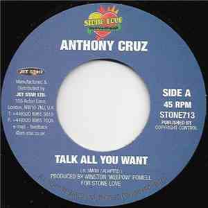 Anthony Cruz / Blingz - Talk All You Wan't / Greatest download free