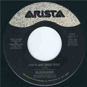 Blackhawk - That's Just About Right download free