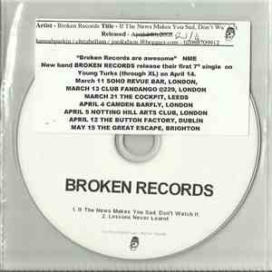Broken Records - If The News Makes You Sad, Don't Watch It download free