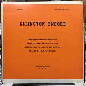 Duke Ellington And His Orchestra - Ellington Encore download free