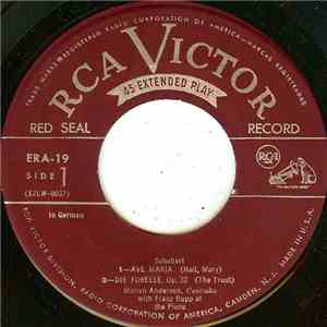 Marian Anderson - Ave Maria And Other Schubert Songs download free