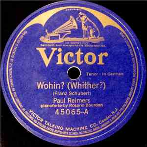 Paul Reimers - Wohin? (Whither?) / Auf Flügeln Des Gesanges (On Wings Of Song) download free