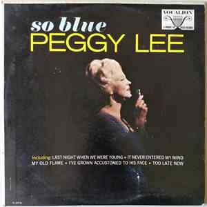 Peggy Lee - So Blue download free