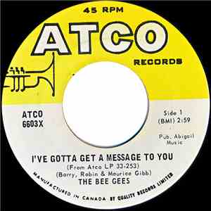 The Bee Gees - I've Gotta Get A Message To You / Kitty Can download free