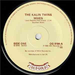 The Kalin Twins / The Poni-Tails - When / Born Too Late download free